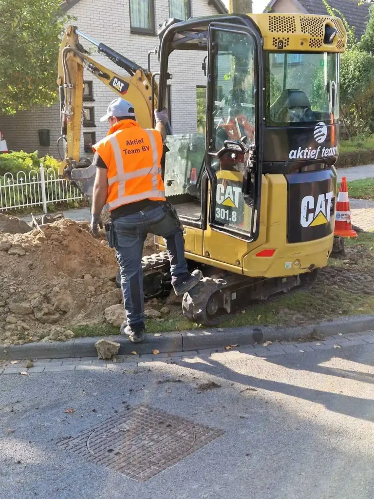 Rupskraan en vakmensen van Aktief Team